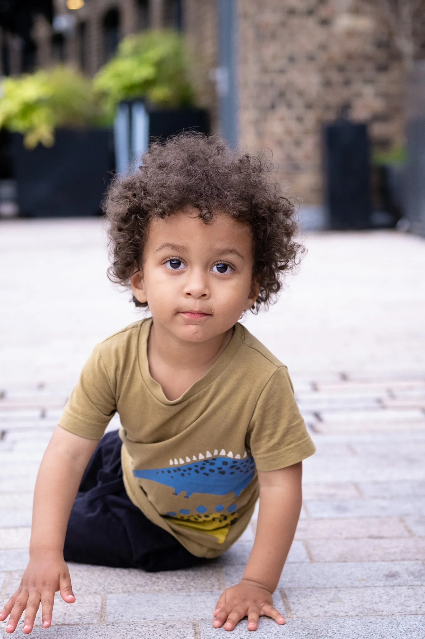 Cute little boy posing for a photoshoot with Mellsnap