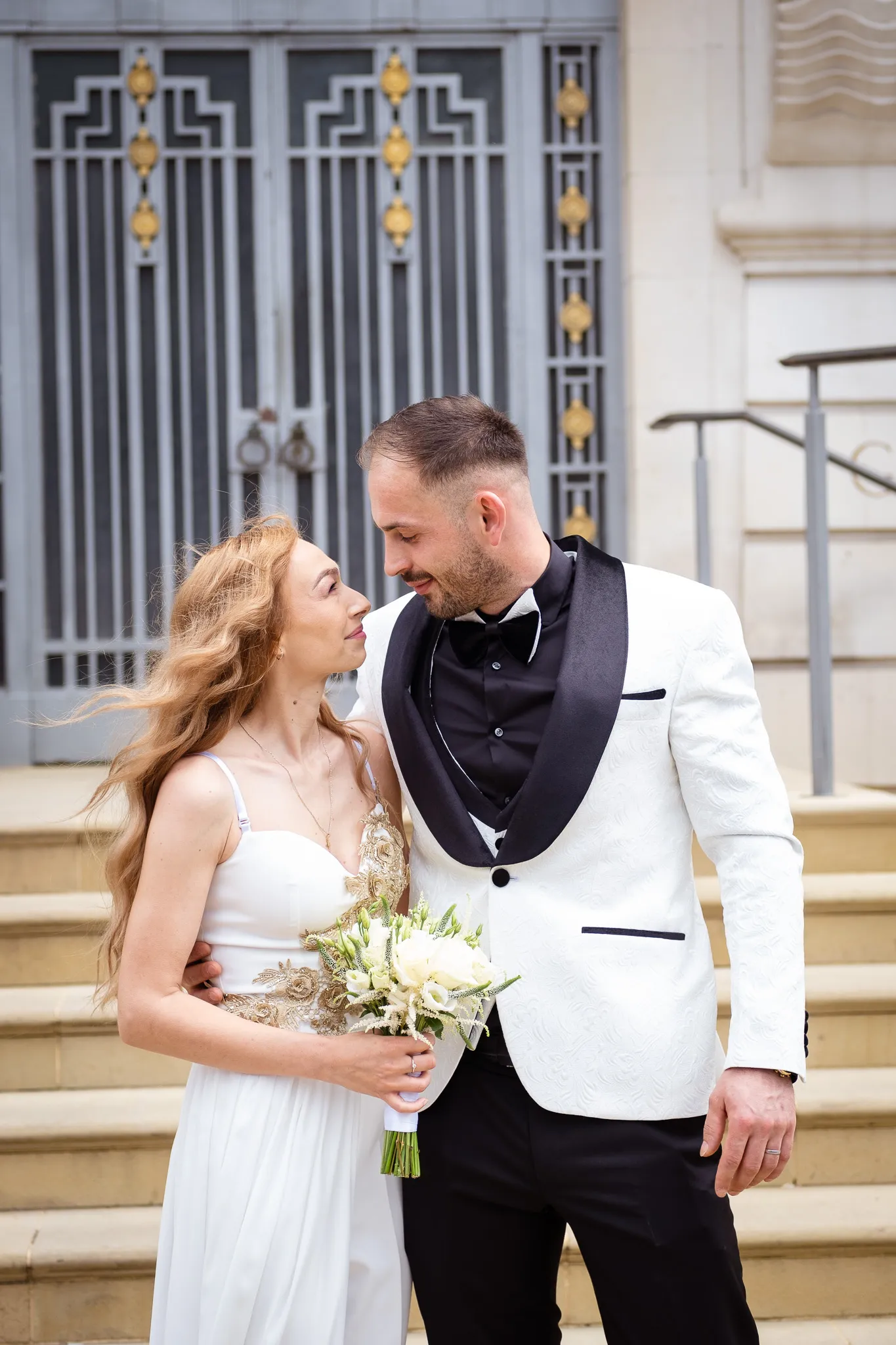 Wedding ceremony at Kingston registry office