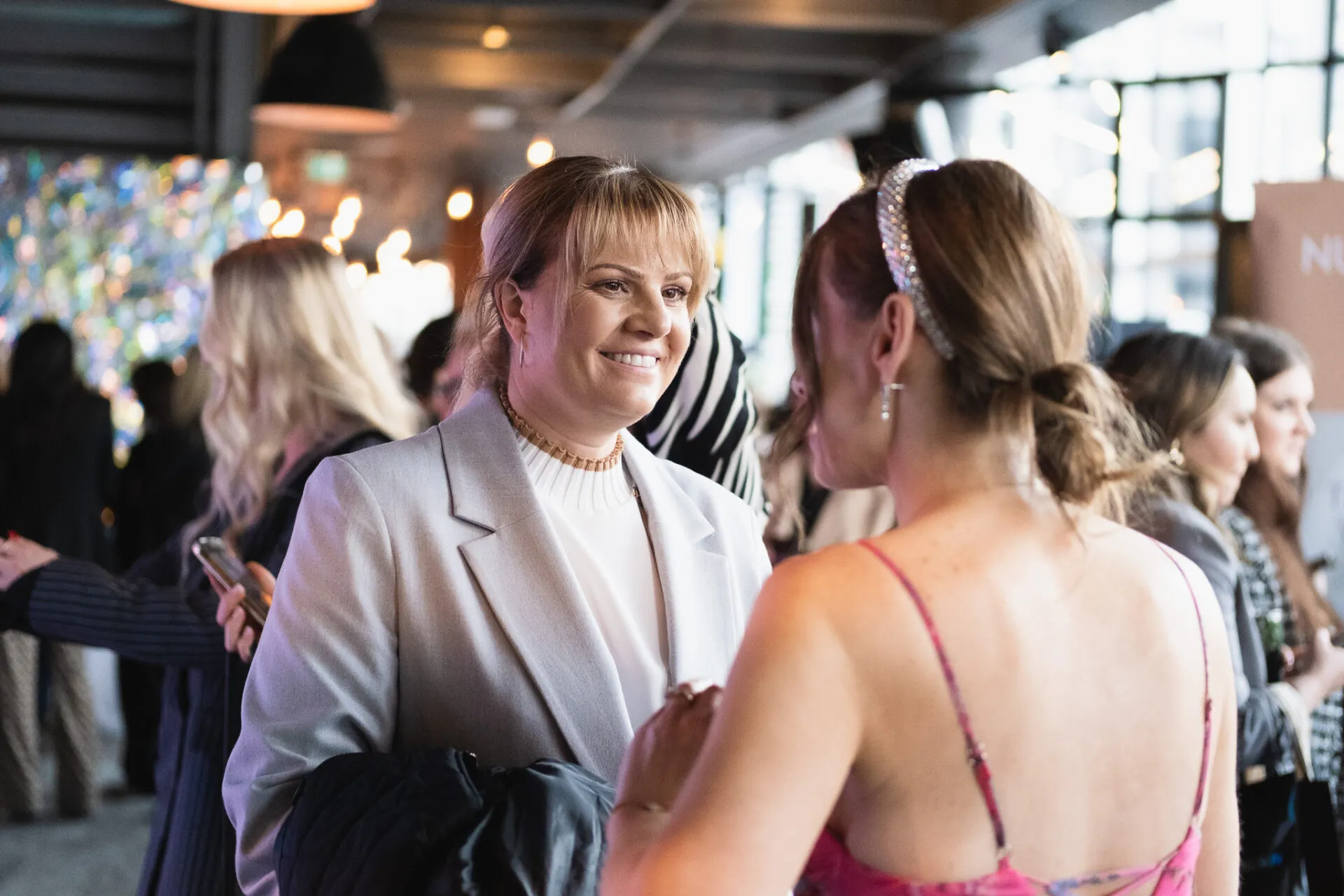 Two ladies on a event, event photography